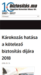 Mobile Screenshot of biztositas.ma