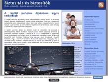 Tablet Screenshot of biztositas.co.hu